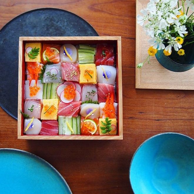 The New Mosaic Sushi Food Art From Japan