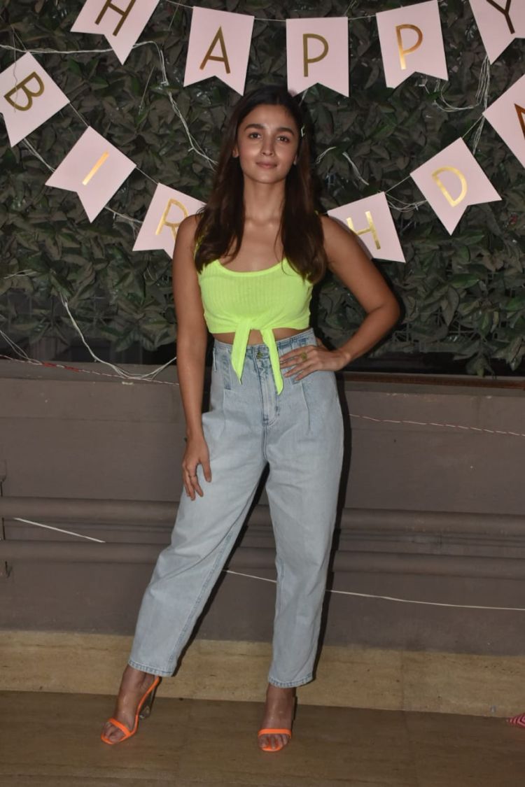 Beautiful Alia Bhatt Sporting The Neon Trend