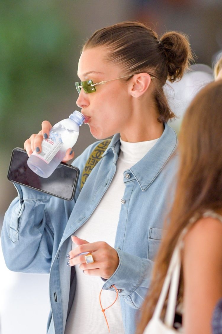 Bella Hadid Candids While Preparing To Leave St Barts
