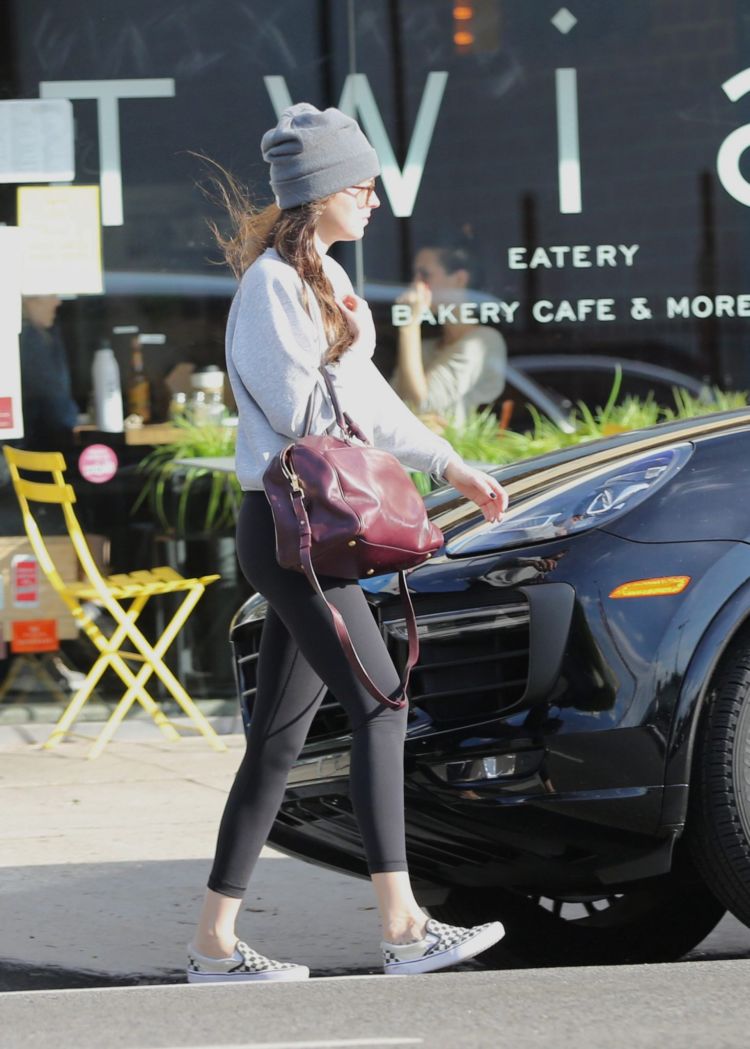 Dakota Johnson Candids While Leaving A Yoga Class In LA