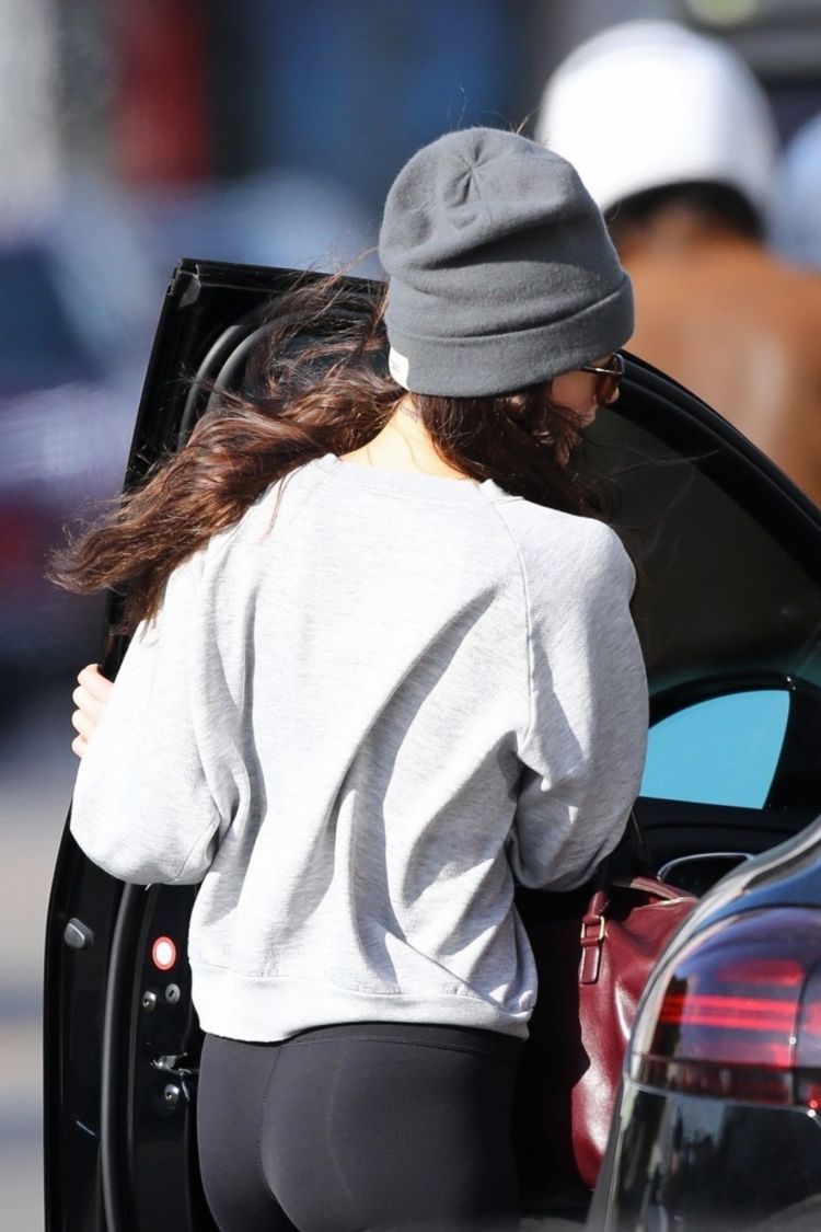 Dakota Johnson Candids While Leaving A Yoga Class In LA