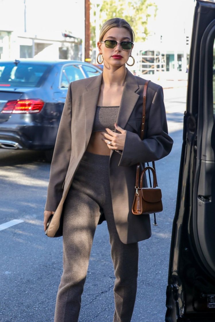 Stylish Hailey Bieber Out And About Candids In Los Angeles