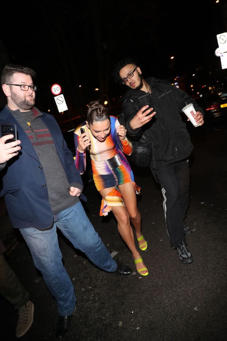Iris Law Arrives In A Colorful Dress At The Love Magazine Party
