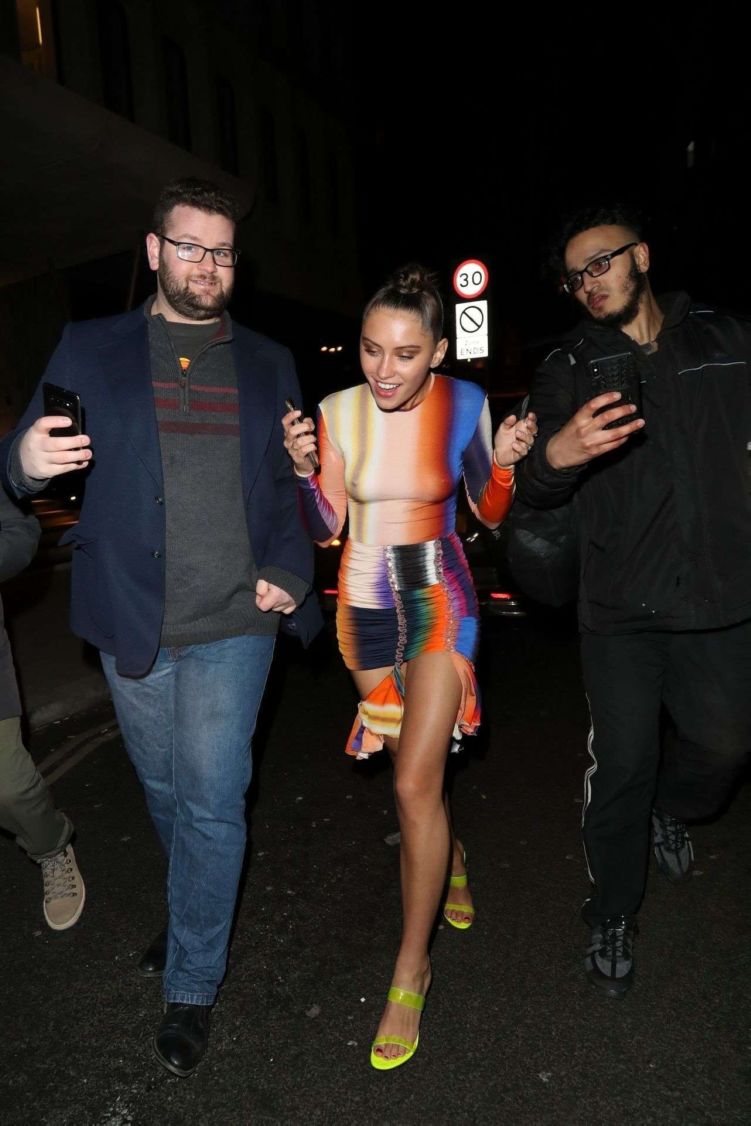 Iris Law Arrives In A Colorful Dress At The Love Magazine Party