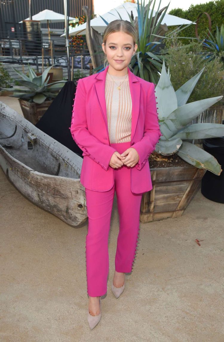 Pretty Jade Pettyjohn In Pink Outfit At #BlogHer20 Health At Rolling Greens In Los Angeles