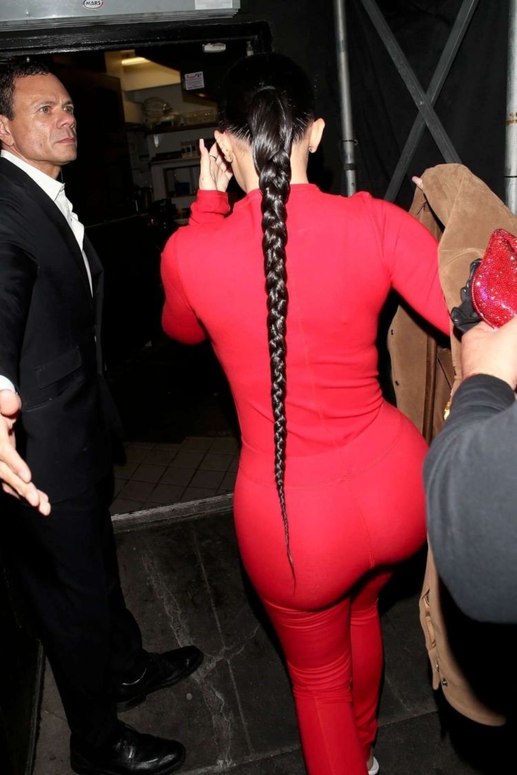 Kylie Jenner Candids In Red At The Nice Guy In West Hollywood