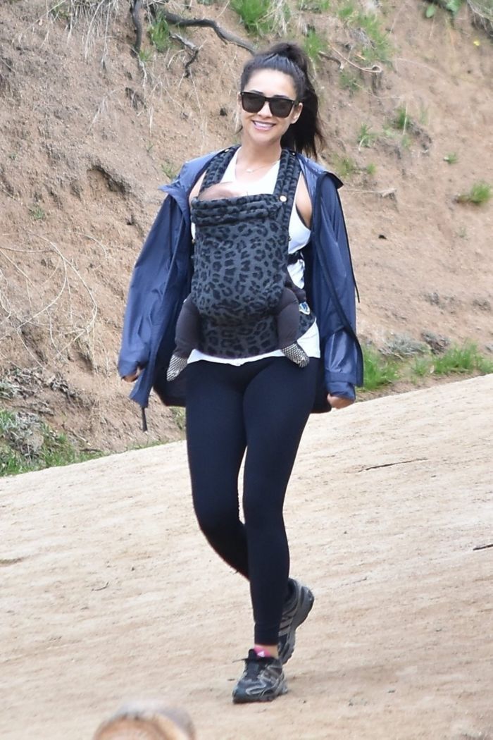 Shay Mitchell Hiking With Her Baby In Los Feliz