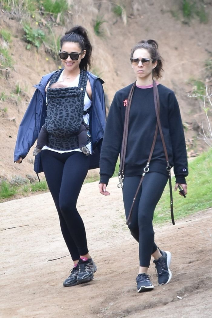 Shay Mitchell Hiking With Her Baby In Los Feliz