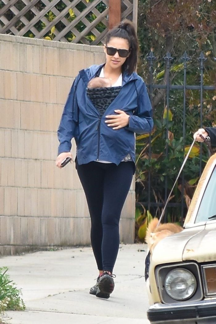 Shay Mitchell Hiking With Her Baby In Los Feliz