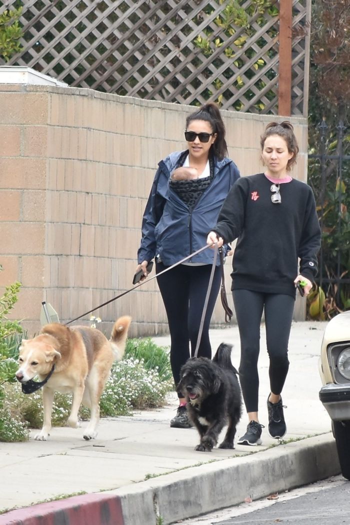 Shay Mitchell Hiking With Her Baby In Los Feliz