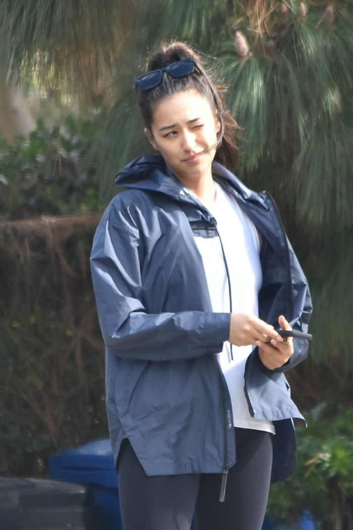 Shay Mitchell Hiking With Her Baby In Los Feliz