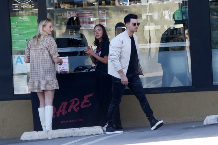 Sophie Turner Spotted In Frock Out In Los Angeles