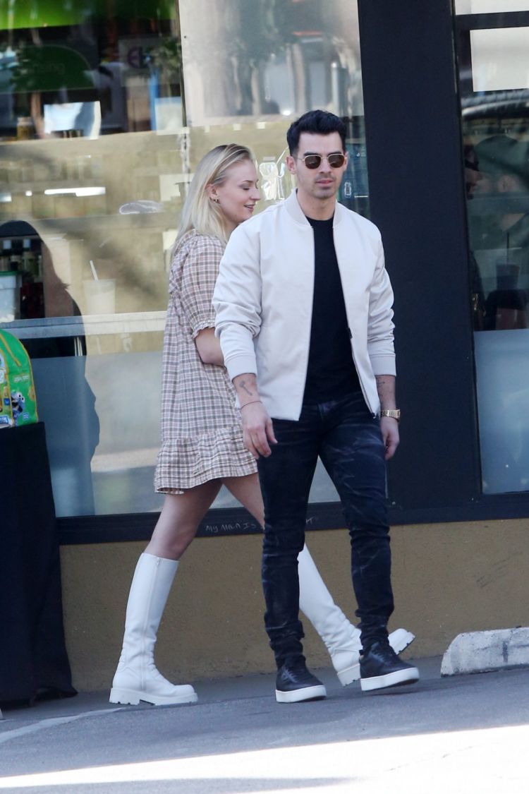 Sophie Turner Spotted In Frock Out In Los Angeles