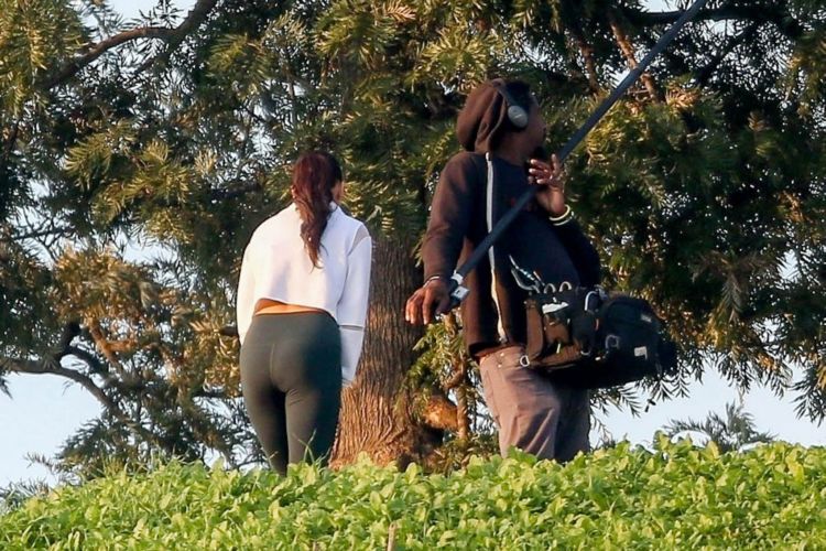 Vanessa Hudgens Filming A Sportswear AD In Los Angeles