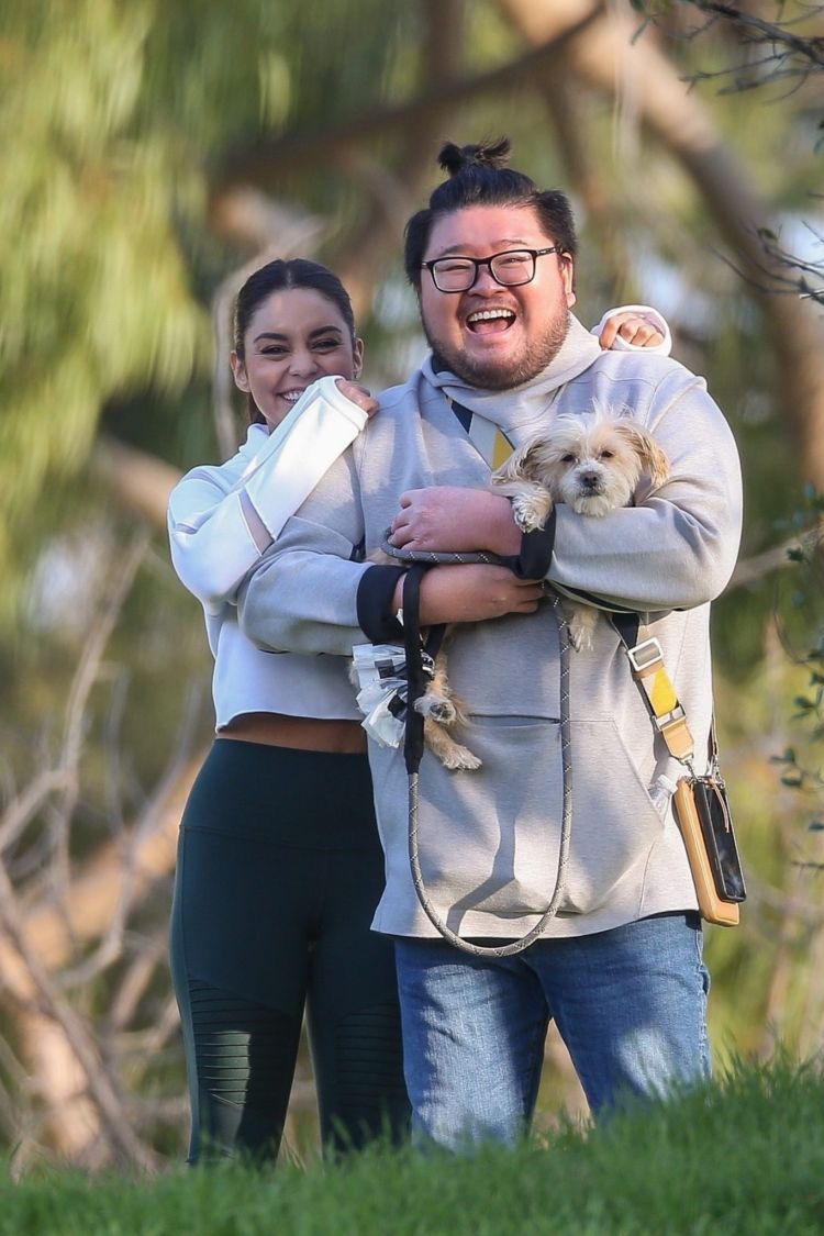 Vanessa Hudgens Filming A Sportswear AD In Los Angeles