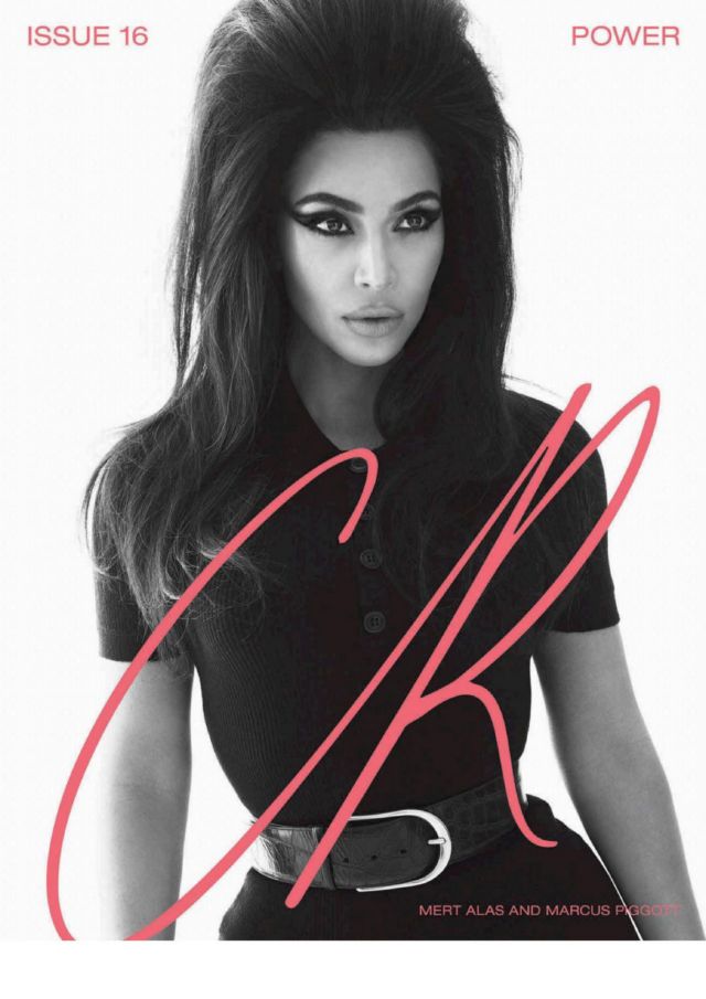 Kim Kardashian In A Retro Look For CR Fashion Book Spring Summer 2020