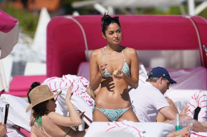 Ambra Gutierrez Enjoys Her Bikini Vacation At The Beach In Miami
