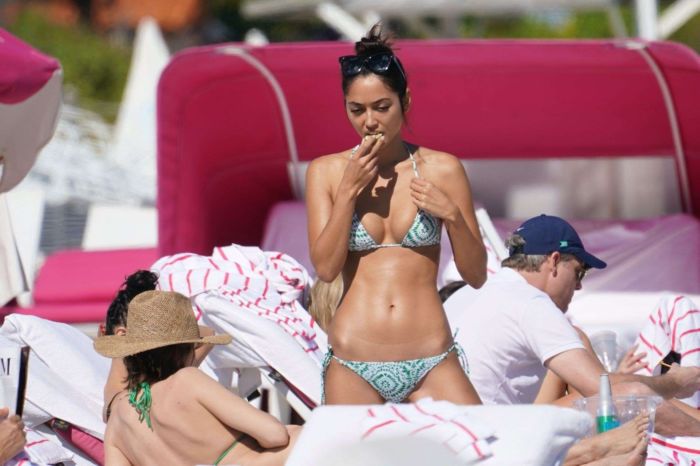 Ambra Gutierrez Enjoys Her Bikini Vacation At The Beach In Miami