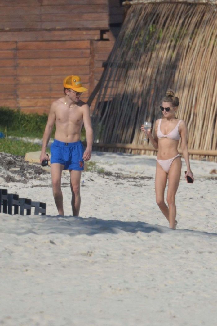 Anne Winters On A Bikini Vacation At The Beach In Tulum
