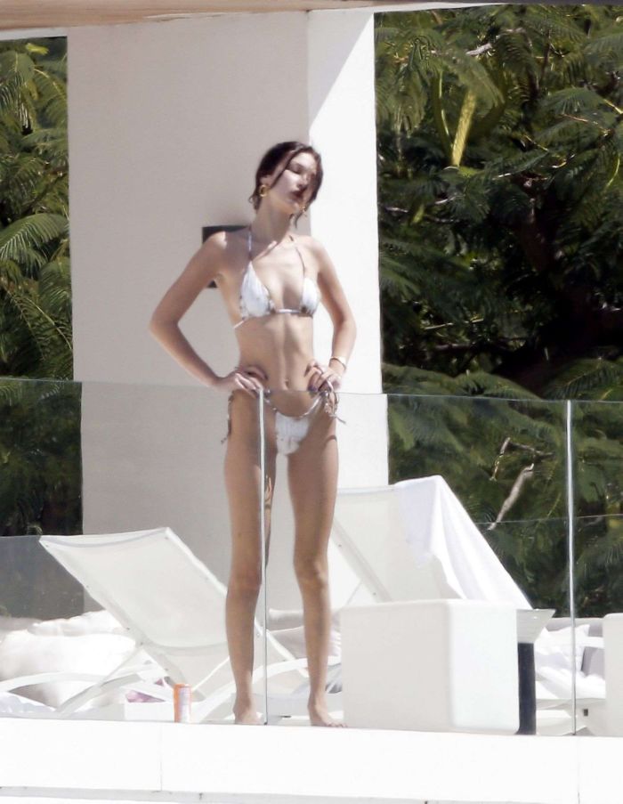 Bella Hadid Enjoying The Caribbean Sun In St Barths