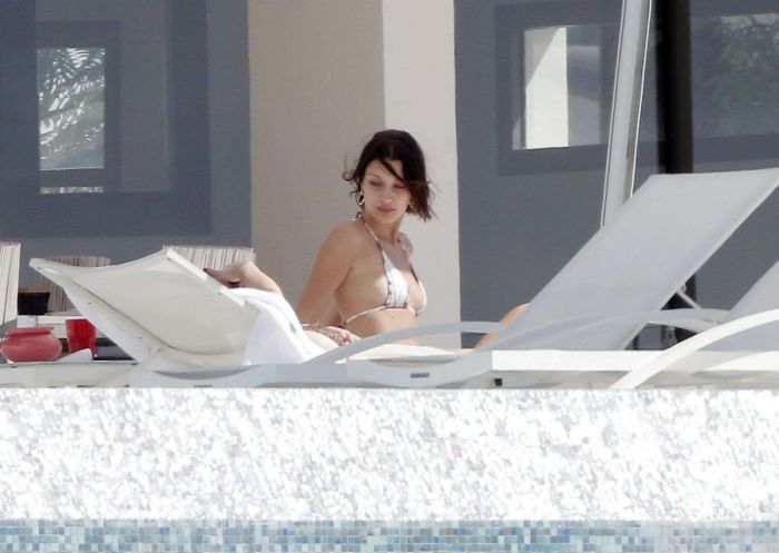 Bella Hadid Enjoying The Caribbean Sun In St Barths
