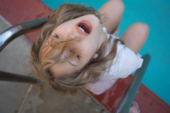Caylee Cowan Posing For A Photoshoot By Matty Tae
