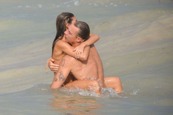 Chantel Jeffries With BF DJ Diplo At Beach In Mexico