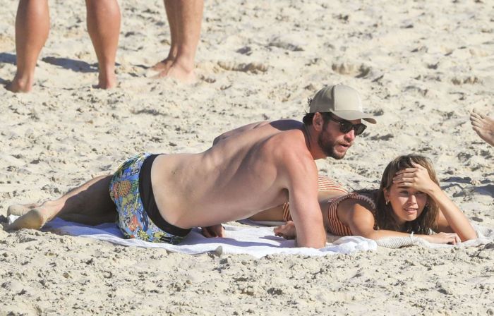 Liam Hemsworth's New Girlfriend Gabriella Brooks In Bikini At The Beach In Byron Bay