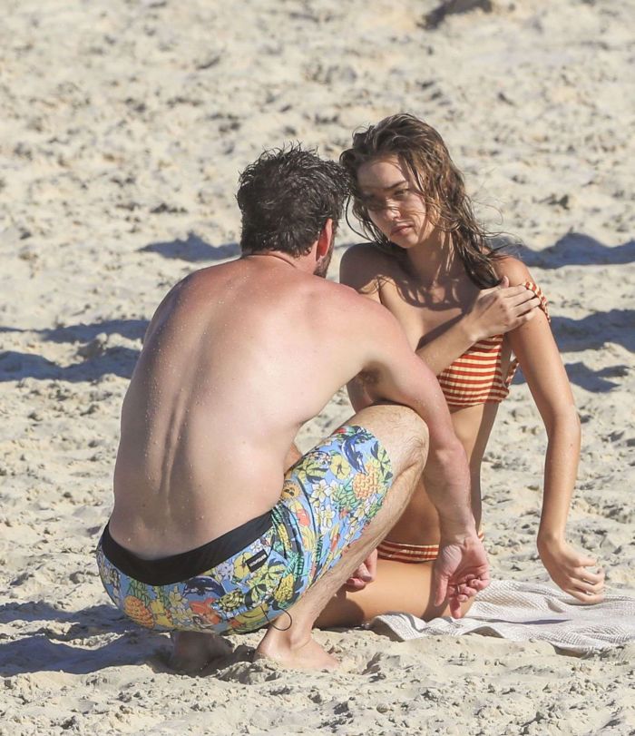 Liam Hemsworth's New Girlfriend Gabriella Brooks In Bikini At The Beach In Byron Bay