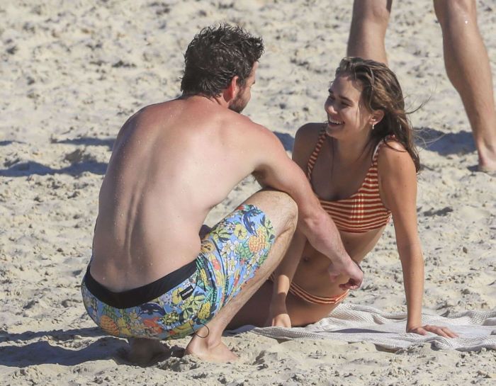 Liam Hemsworth's New Girlfriend Gabriella Brooks In Bikini At The Beach In Byron Bay