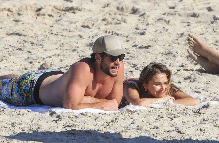 Liam Hemsworth's New Girlfriend Gabriella Brooks In Bikini At The Beach In Byron Bay