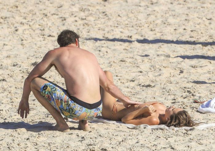 Liam Hemsworth's New Girlfriend Gabriella Brooks In Bikini At The Beach In Byron Bay
