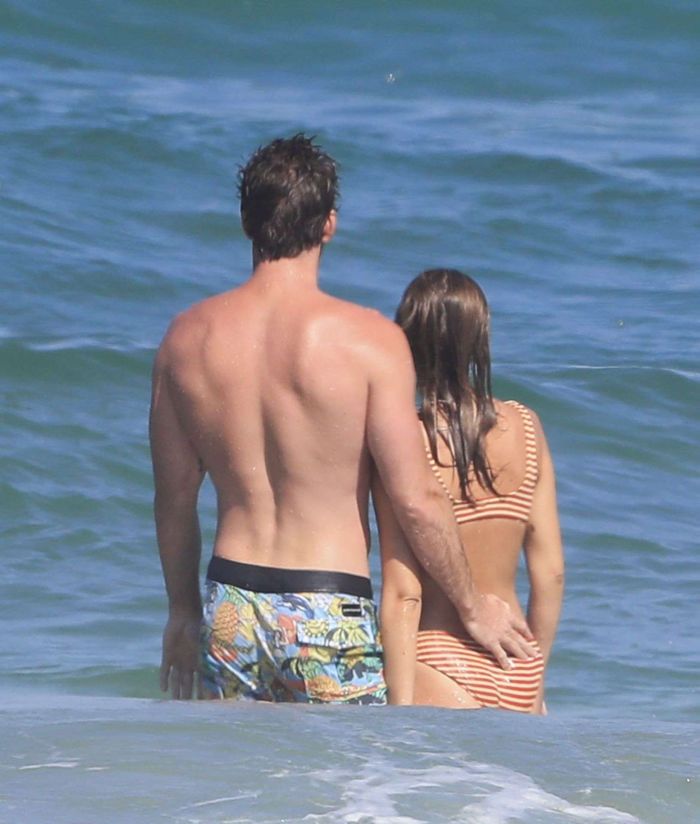 Liam Hemsworth's New Girlfriend Gabriella Brooks In Bikini At The Beach In Byron Bay