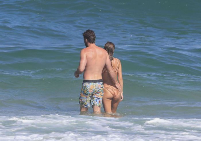 Liam Hemsworth's New Girlfriend Gabriella Brooks In Bikini At The Beach In Byron Bay