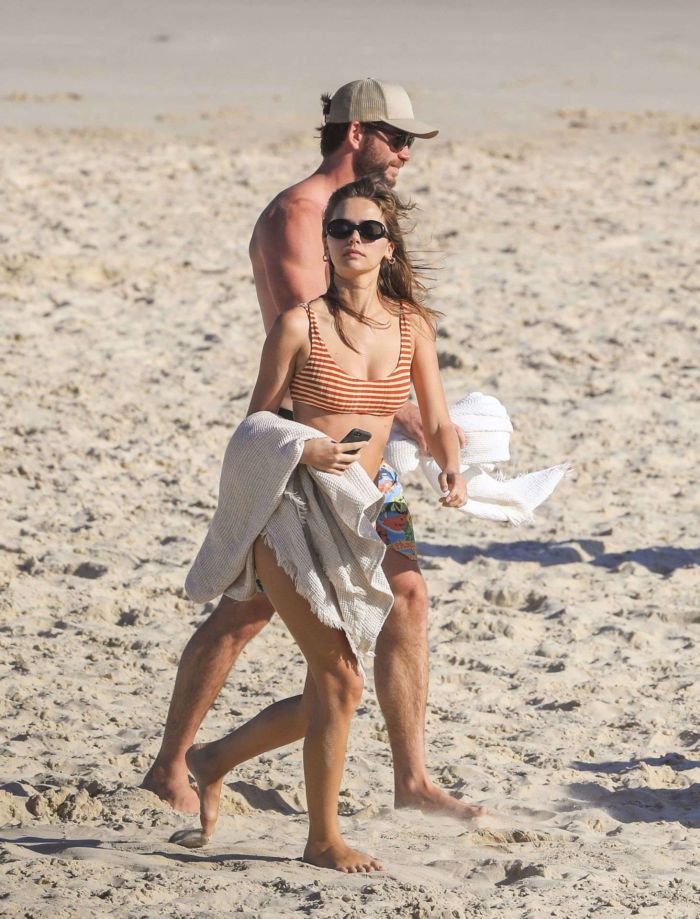 Liam Hemsworth's New Girlfriend Gabriella Brooks In Bikini At The Beach In Byron Bay