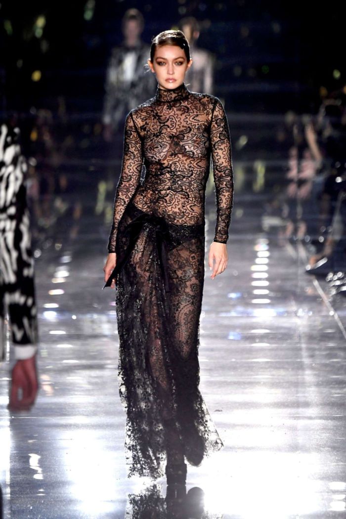 Gigi Hadid Turned Heads At The Tom Ford AW20 Fashion Show