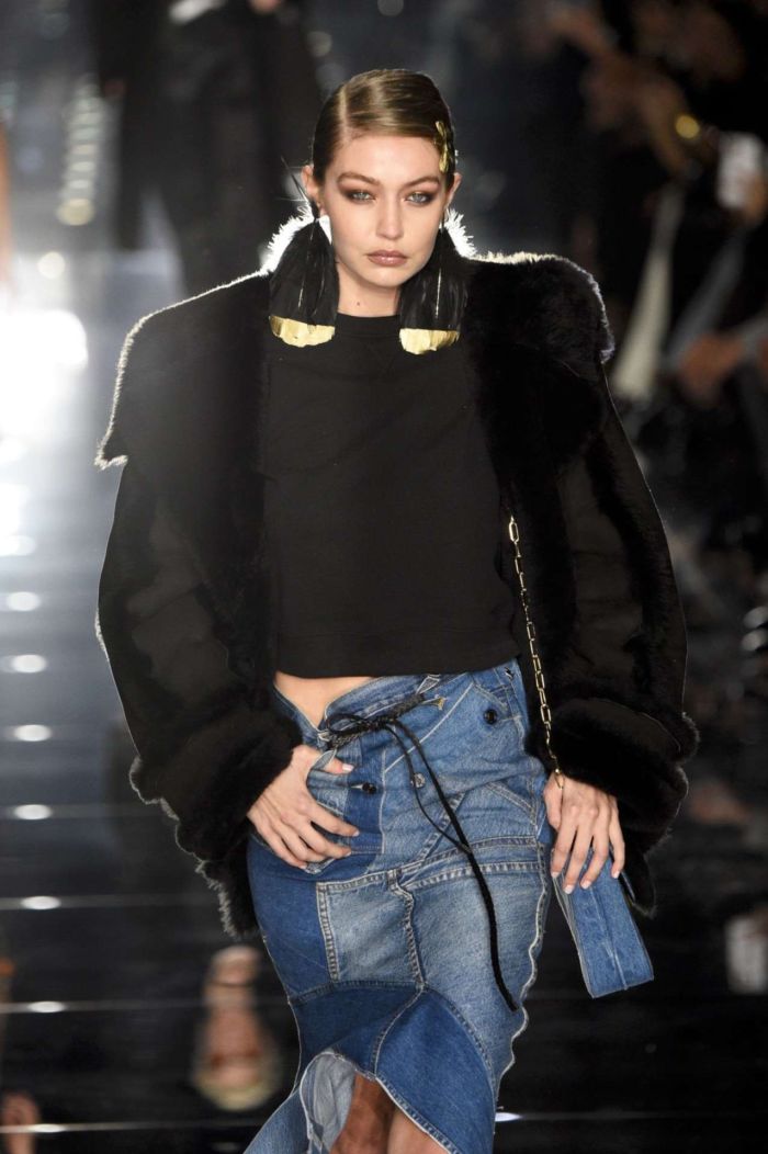 Gigi Hadid Turned Heads At The Tom Ford AW20 Fashion Show