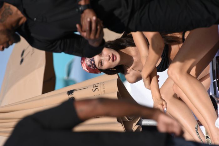 Kendall Jenner And Bella Hadid Together In Bikinis On The Beach In Miami