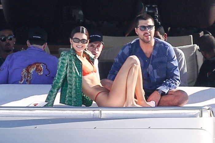Kendall Jenner Candids In Bikini On A Yacht In Miami