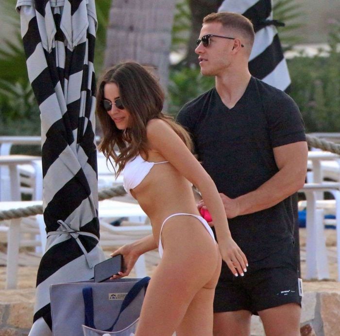 Stunning Olivia Culpo Holidaying In A White Bikini At A Beach In Mexico