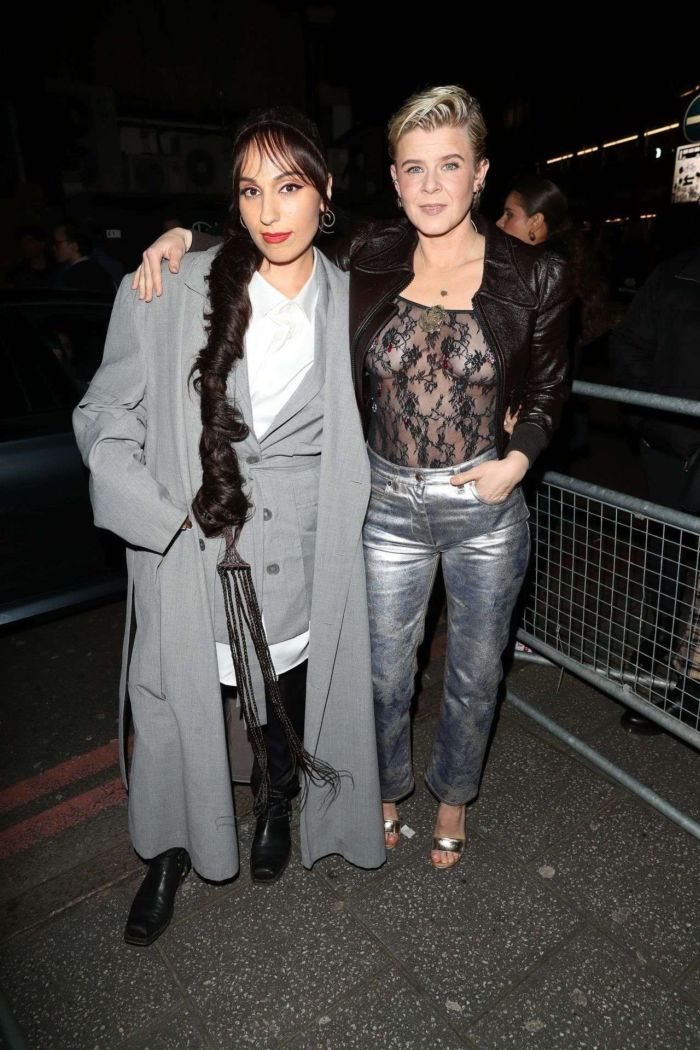 Robyn Arrives At The NME Awards With Her Friend