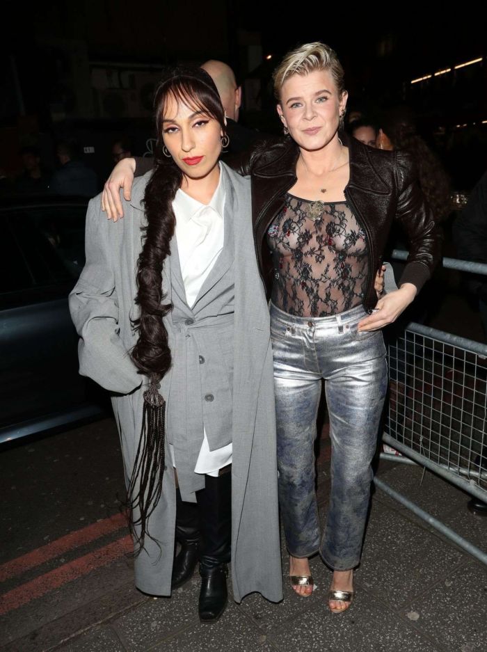 Robyn Arrives At The NME Awards With Her Friend
