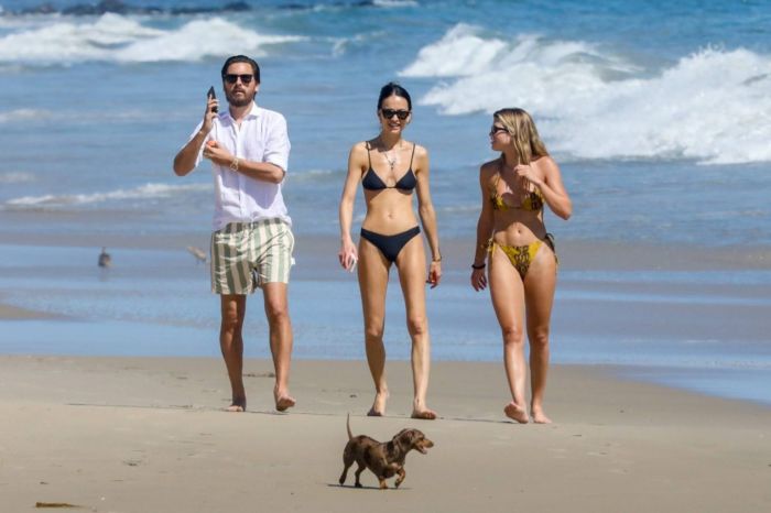 Sofia Richie Vacationing In A Bikini On The Beach In Malibu